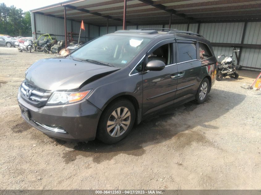 2016 HONDA ODYSSEY EX-L - 5FNRL5H68GB059670