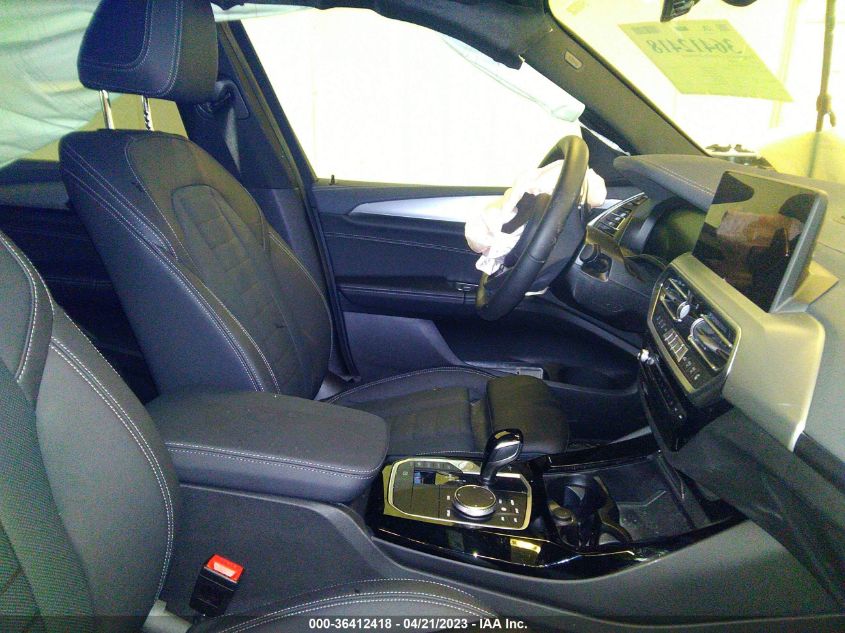 2022 BMW X3 XDRIVE30I - 5UX53DP08N9M13389