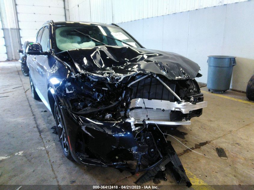 2022 BMW X3 XDRIVE30I - 5UX53DP08N9M13389