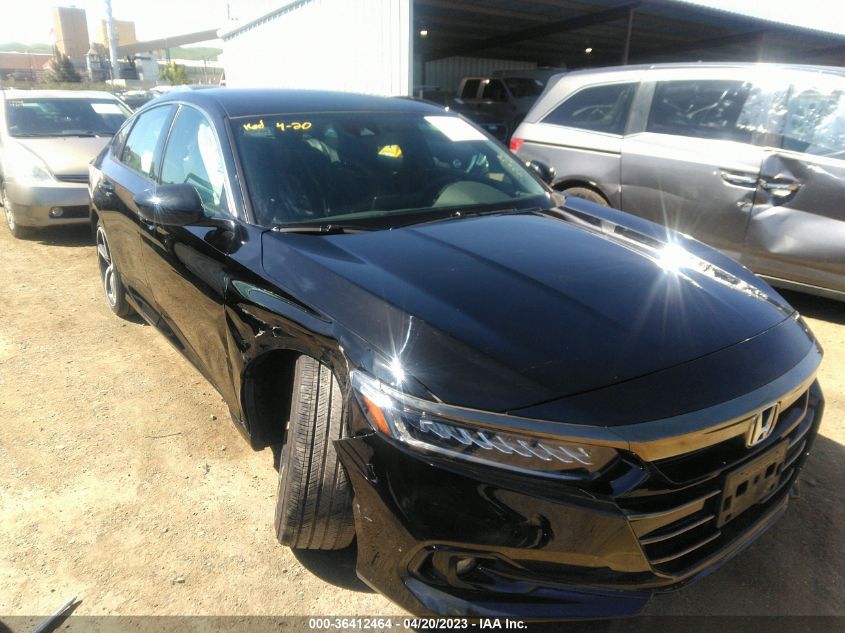 2022 HONDA ACCORD SEDAN SPORT - 1HGCV1F3XNA113799