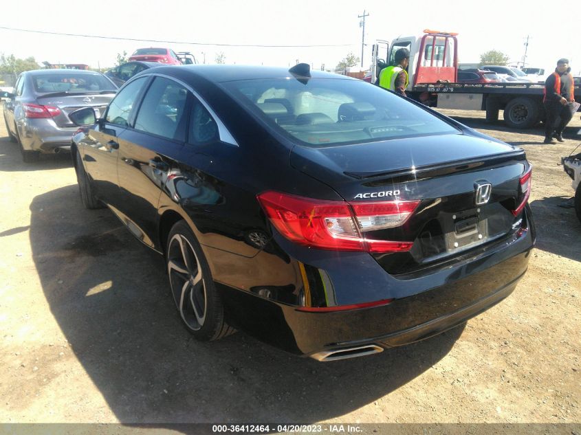 2022 HONDA ACCORD SEDAN SPORT - 1HGCV1F3XNA113799