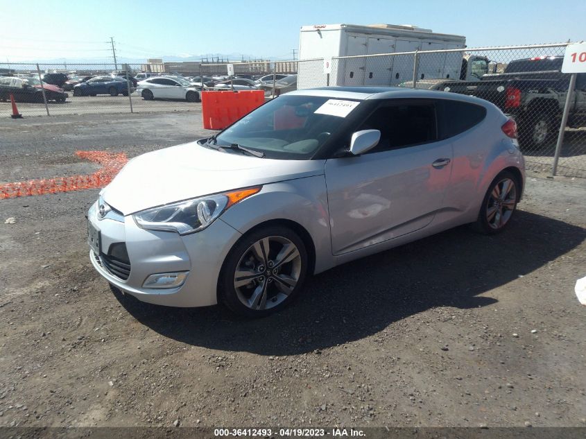 2016 HYUNDAI VELOSTER - KMHTC6AD9GU289287