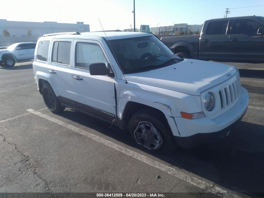 2016 JEEP PATRIOT SPORT - 1C4NJPBA2GD562132