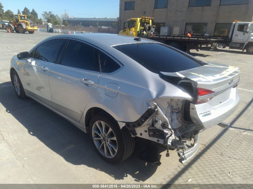 2017 FORD FUSION ENERGI SE - 3FA6P0PU1HR352746