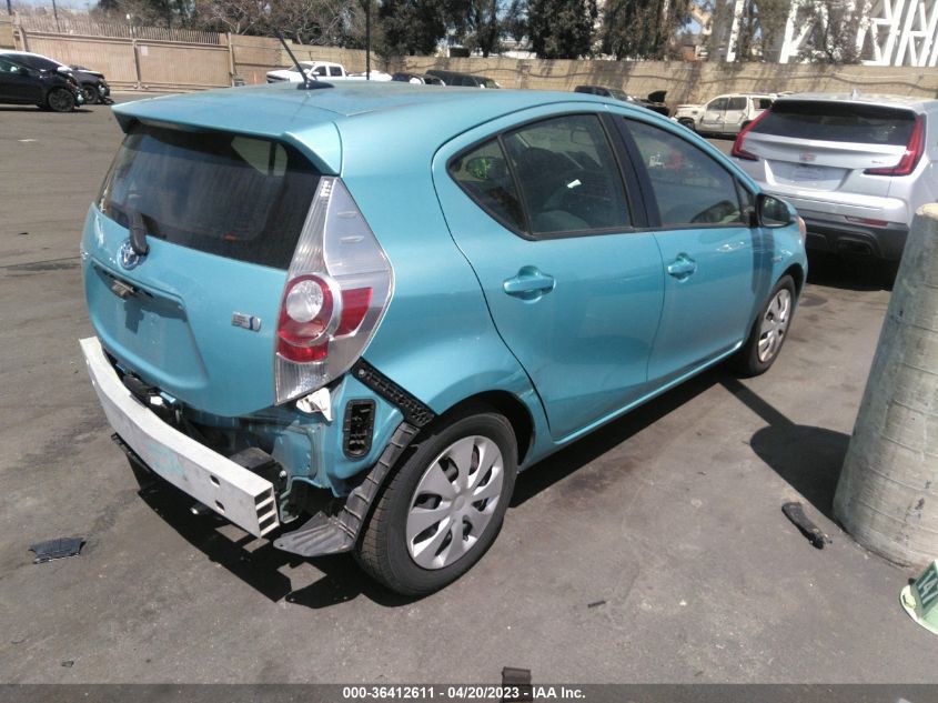 2014 TOYOTA PRIUS C ONE/THREE/TWO/FOUR - JTDKDTB32E1070848