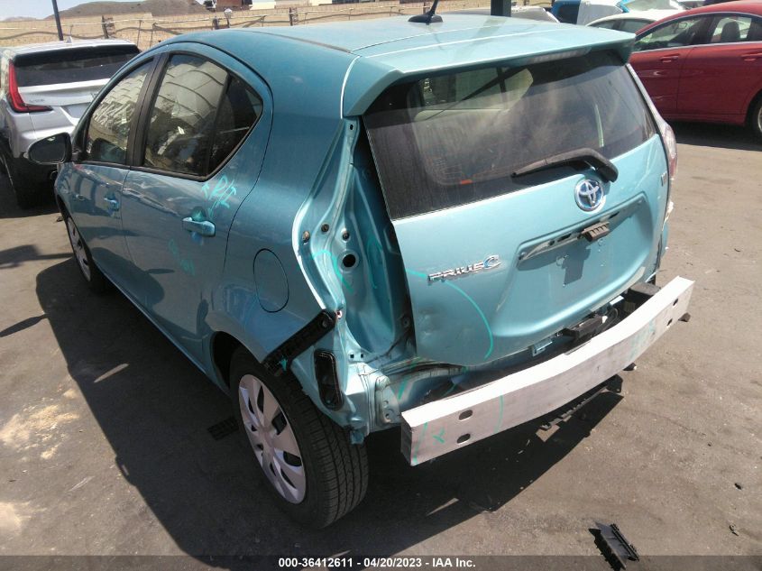 2014 TOYOTA PRIUS C ONE/THREE/TWO/FOUR - JTDKDTB32E1070848