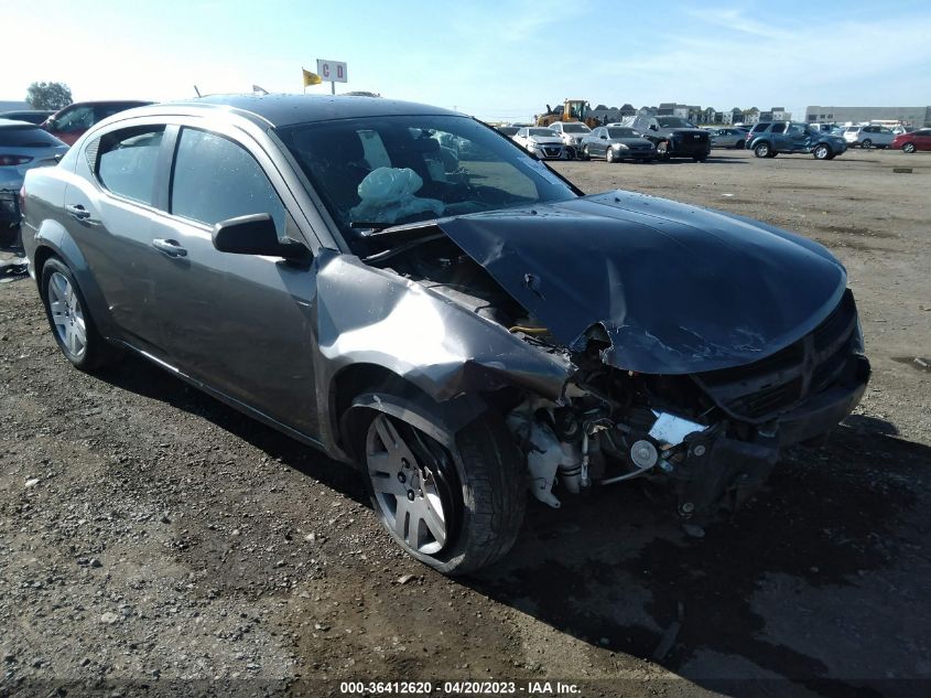 2013 DODGE AVENGER SE V6 - 1C3CDZAG5DN750346