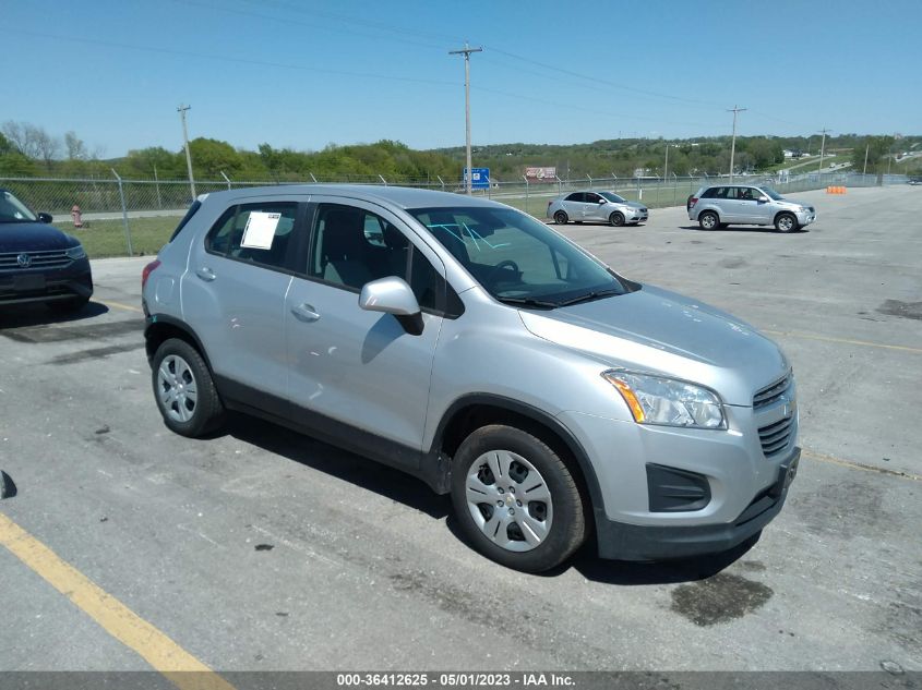 2015 CHEVROLET TRAX LS - KL7CJKSB0FB129273