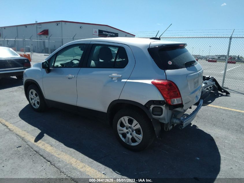 2015 CHEVROLET TRAX LS - KL7CJKSB0FB129273