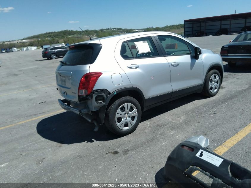 2015 CHEVROLET TRAX LS - KL7CJKSB0FB129273