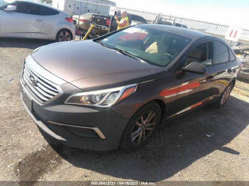 2016 HYUNDAI SONATA 2.4L SE - 5NPE24AF3GH334904