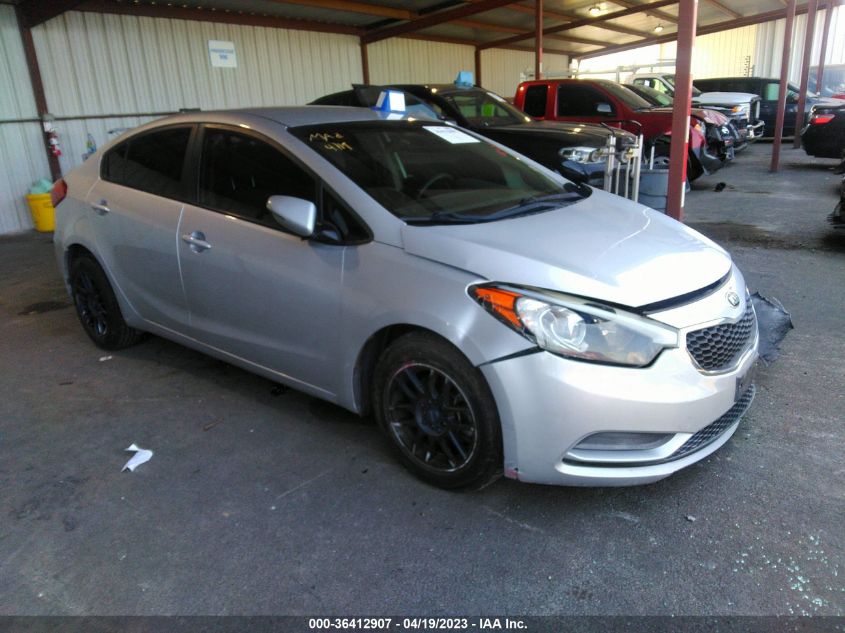 2015 KIA FORTE LX - KNAFX4A65F5429434