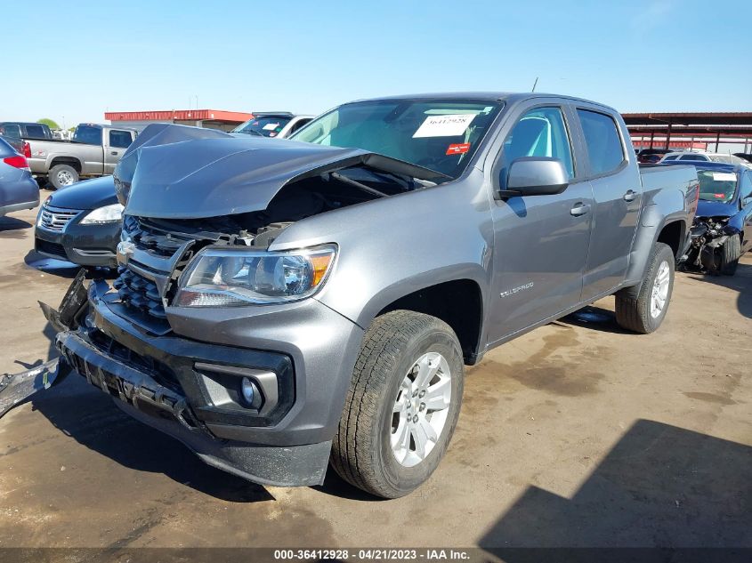 2021 CHEVROLET COLORADO 2WD LT - 1GCGSCEN8M1167513