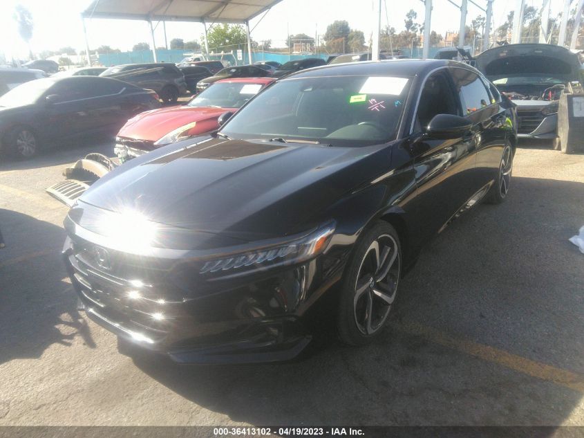 2021 HONDA ACCORD SEDAN SPORT - 1HGCV1F39MA049284