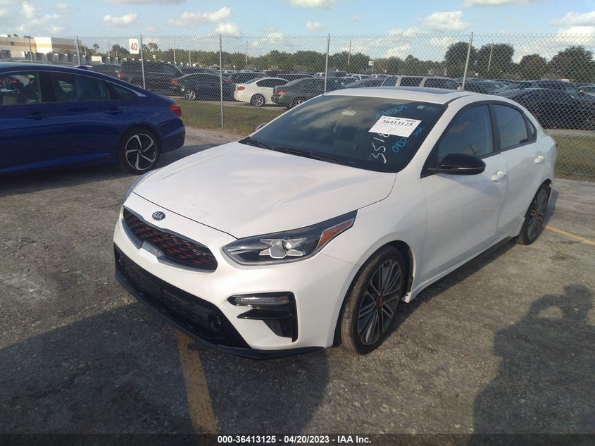 VIN 3KPF44AC2ME351827 2021 KIA FORTE GT