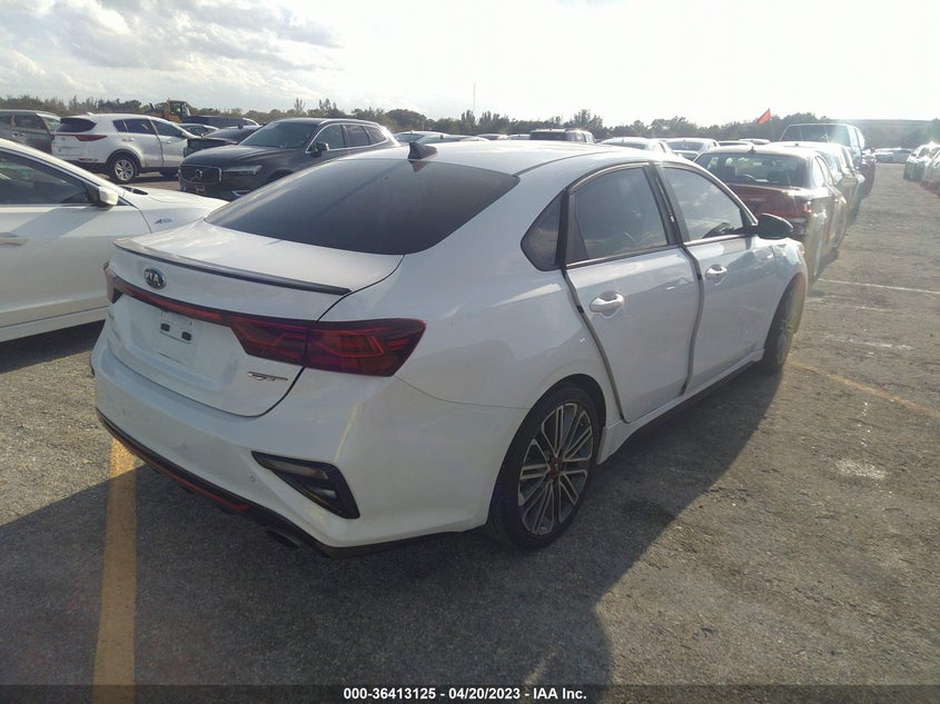 VIN 3KPF44AC2ME351827 2021 KIA FORTE GT