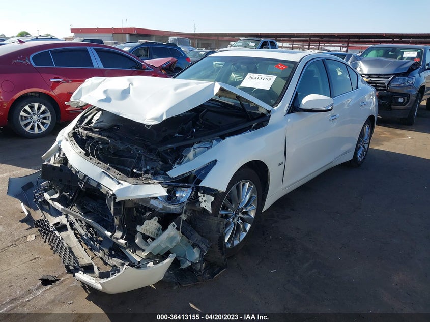 VIN JN1EV7AP4JM361353 2018 INFINITI Q50 3.0T LUXE