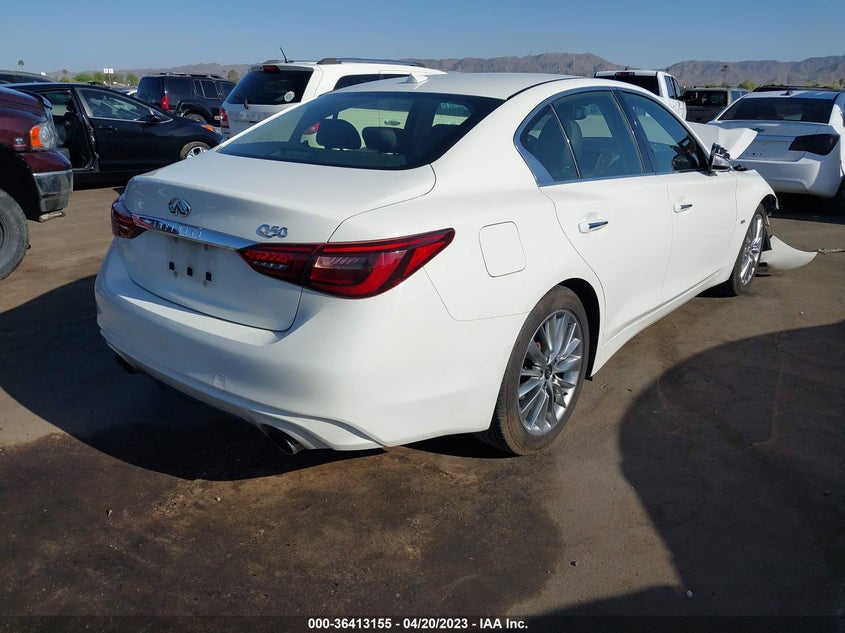 VIN JN1EV7AP4JM361353 2018 INFINITI Q50 3.0T LUXE