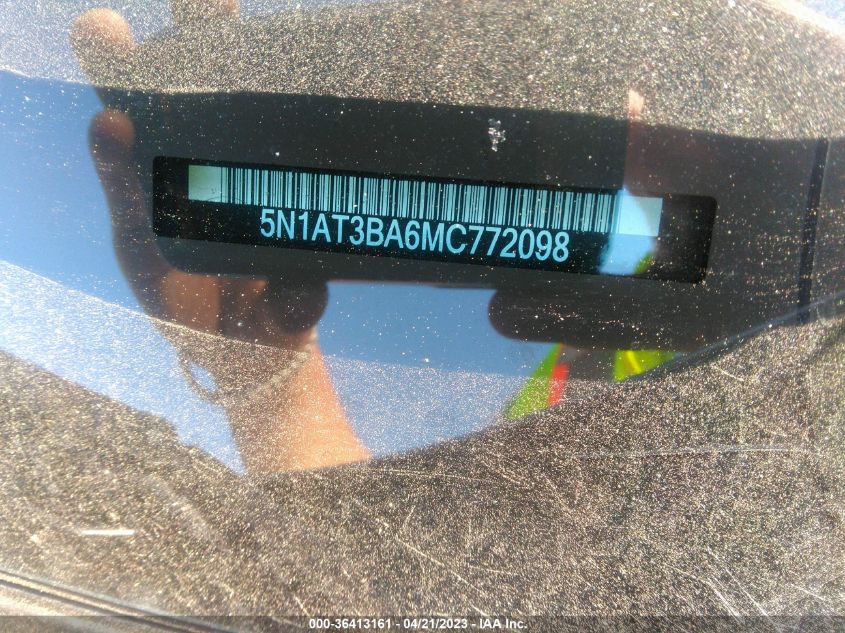 2021 NISSAN ROGUE SV - 5N1AT3BA6MC772098