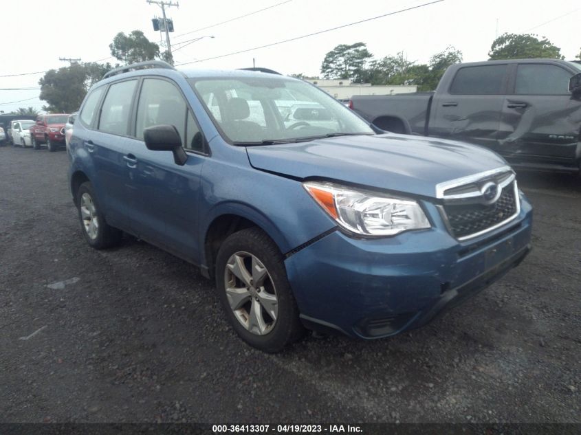 2016 SUBARU FORESTER 2.5I - JF2SJABC8GH566603
