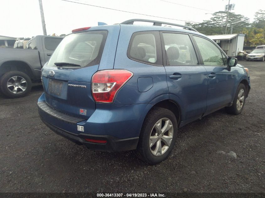 2016 SUBARU FORESTER 2.5I - JF2SJABC8GH566603