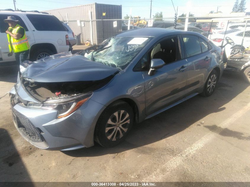 2021 TOYOTA COROLLA HYBRID LE - JTDEAMDE1MJ018491