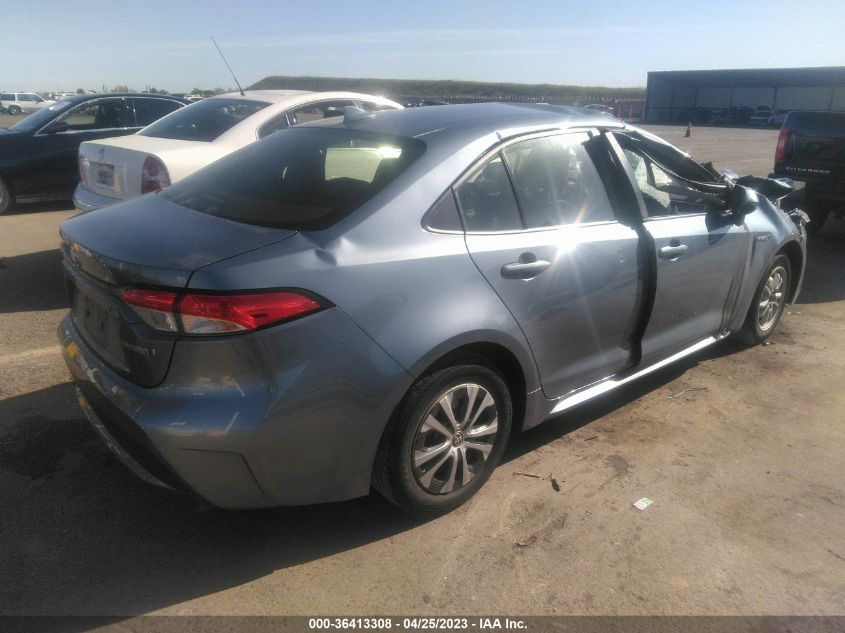 2021 TOYOTA COROLLA HYBRID LE - JTDEAMDE1MJ018491