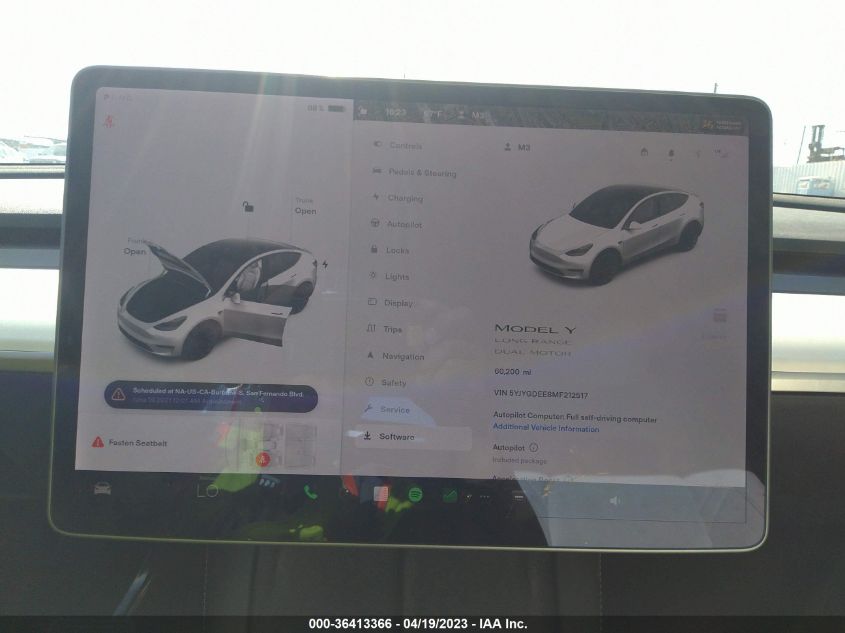 2021 TESLA MODEL Y LONG RANGE - 5YJYGDEE8MF212517