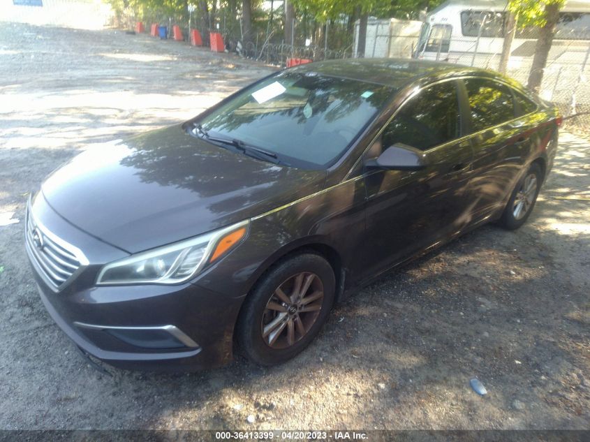 2016 HYUNDAI SONATA 2.4L - 5NPE24AF9GH386554