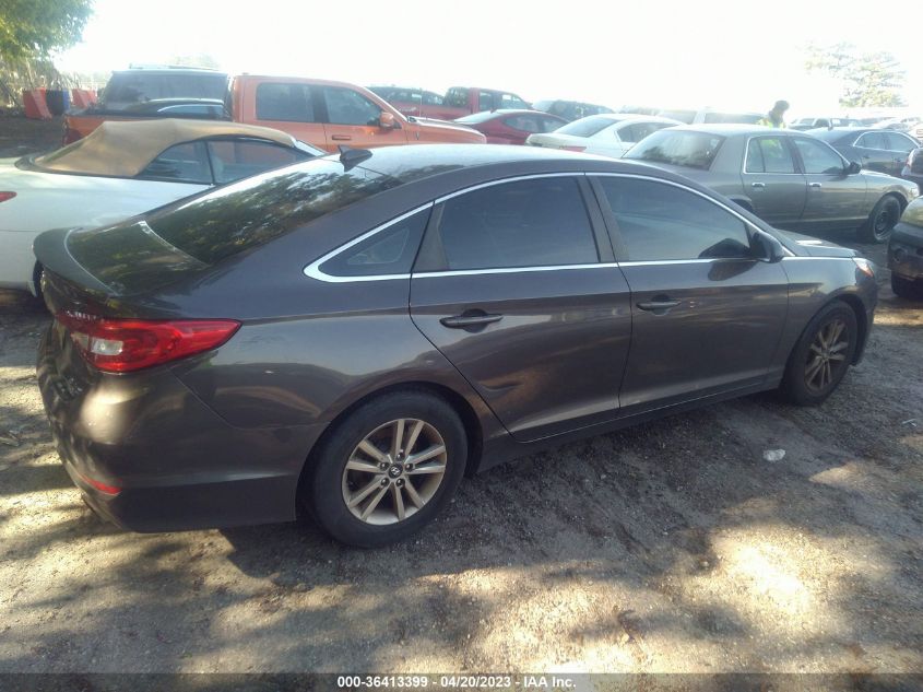 2016 HYUNDAI SONATA 2.4L - 5NPE24AF9GH386554