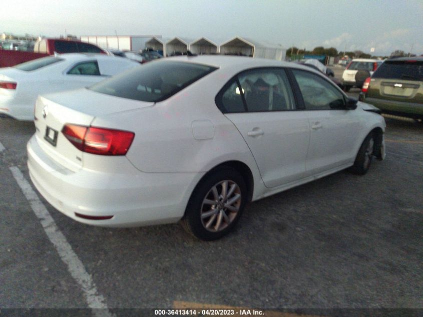 2015 VOLKSWAGEN JETTA SEDAN 1.8T SE - 3VWD17AJ2FM258358