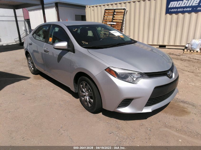 2015 TOYOTA COROLLA LE - 5YFBURHE8FP293582