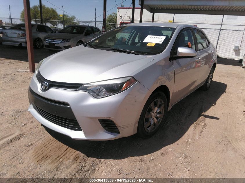 2015 TOYOTA COROLLA LE - 5YFBURHE8FP293582