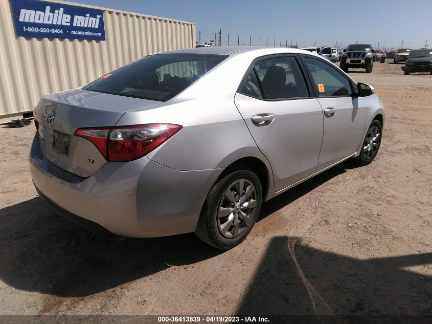 2015 TOYOTA COROLLA LE - 5YFBURHE8FP293582