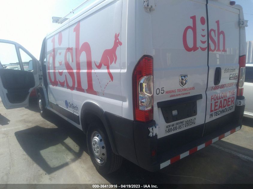 2019 RAM PROMASTER CARGO VAN - 3C6TRVAG7KE511184
