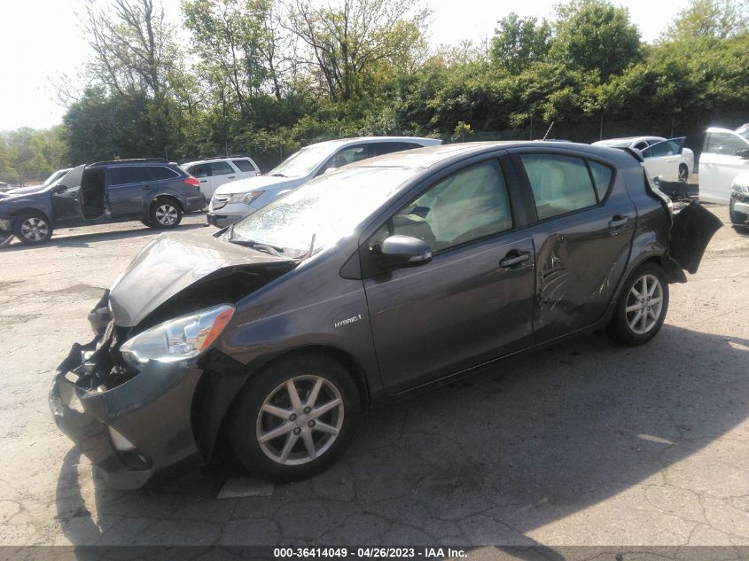 2013 TOYOTA PRIUS C ONE/TWO/THREE/FOUR - JTDKDTB31D1033983