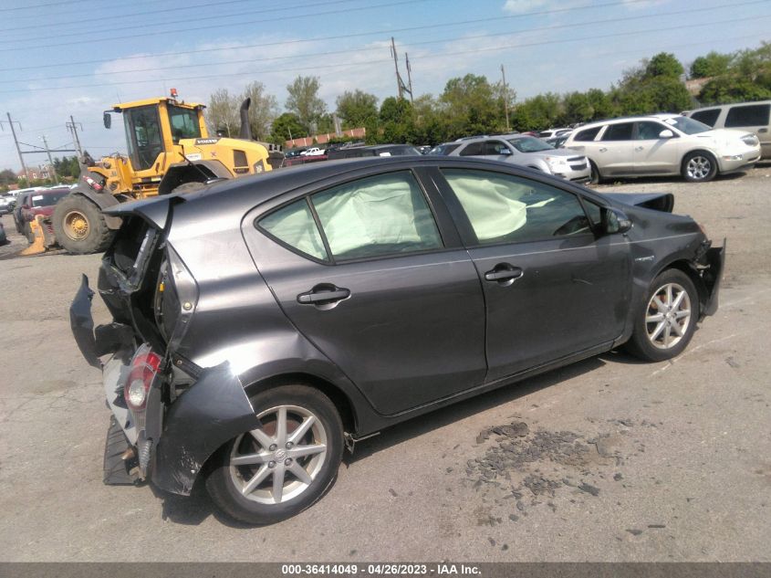 2013 TOYOTA PRIUS C ONE/TWO/THREE/FOUR - JTDKDTB31D1033983