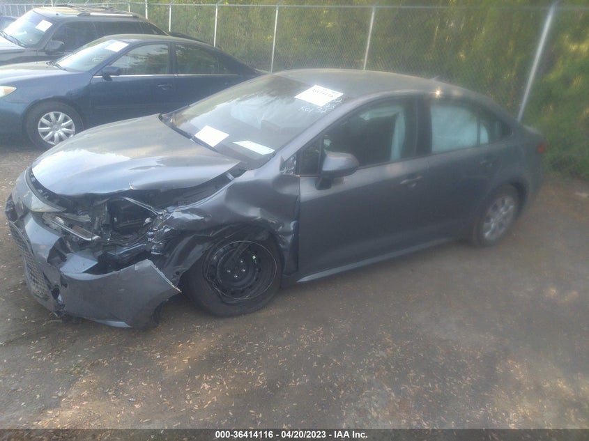VIN 5YFEPMAE1MP243301 2021 TOYOTA COROLLA LE
