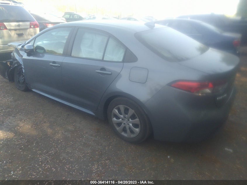 VIN 5YFEPMAE1MP243301 2021 TOYOTA COROLLA LE