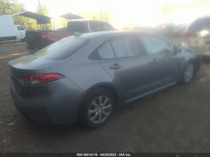 VIN 5YFEPMAE1MP243301 2021 TOYOTA COROLLA LE