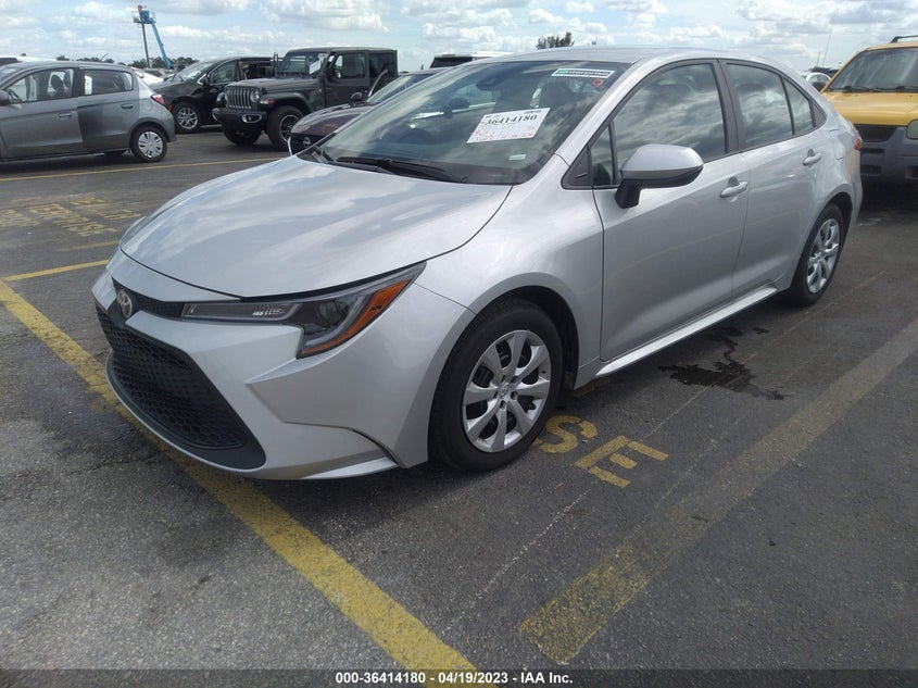 VIN 5YFEPMAE9NP342157 2022 TOYOTA COROLLA LE
