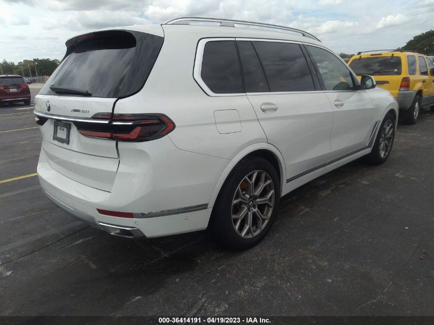 2023 BMW X7 XDRIVE40I - 5UX23EM07P9P67632
