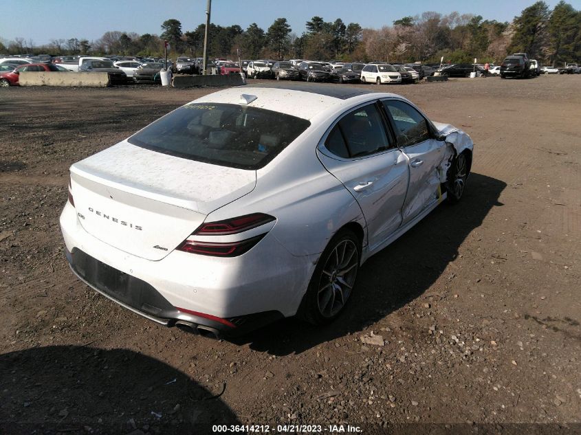 2022 GENESIS G70 2.0T - KMTG34TA2NU103374
