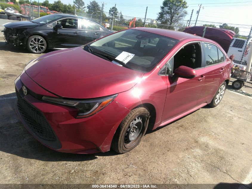 2022 TOYOTA COROLLA LE - JTDEPMAE7NJ213189