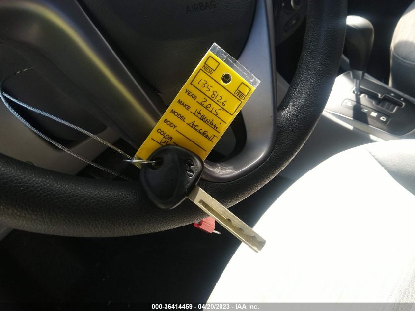 2015 HYUNDAI ACCENT GS - KMHCT5AE1FU233832