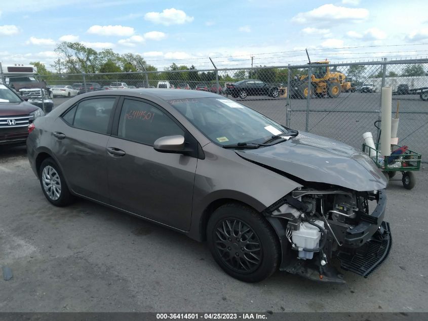 2019 TOYOTA COROLLA L/LE/SE/XLE/XSE - 2T1BURHE4KC192887