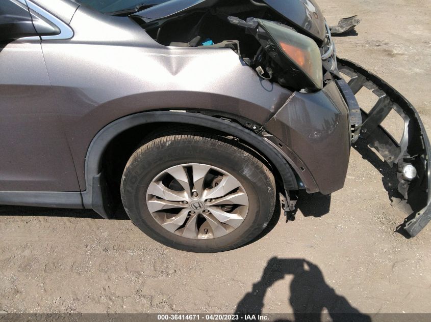 2013 HONDA CR-V EX-L - 5J6RM4H74DL034638
