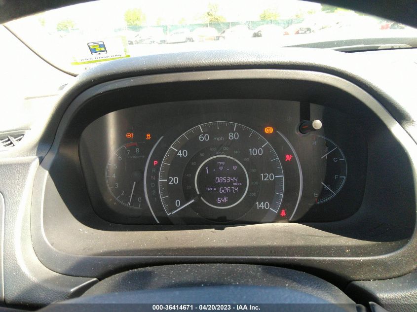 2013 HONDA CR-V EX-L - 5J6RM4H74DL034638