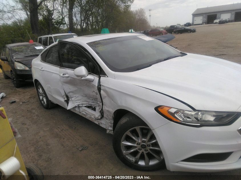 2017 FORD FUSION SE - 3FA6P0HD7HR346657