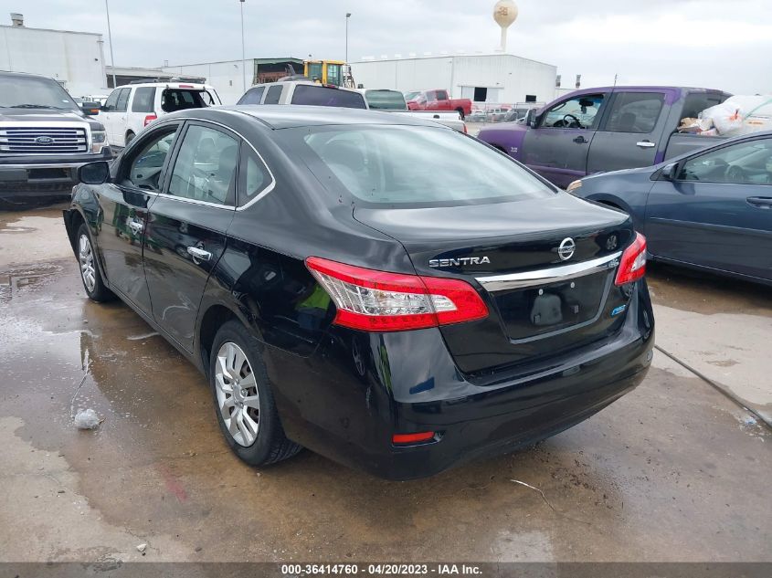 2014 NISSAN SENTRA S - 3N1AB7AP2EY202664
